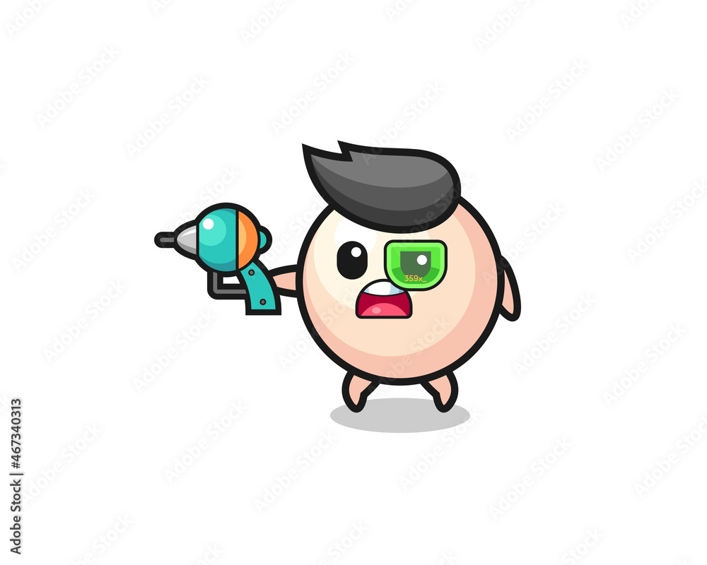 cute pearl holding a future gun cute pearl holding a future gun