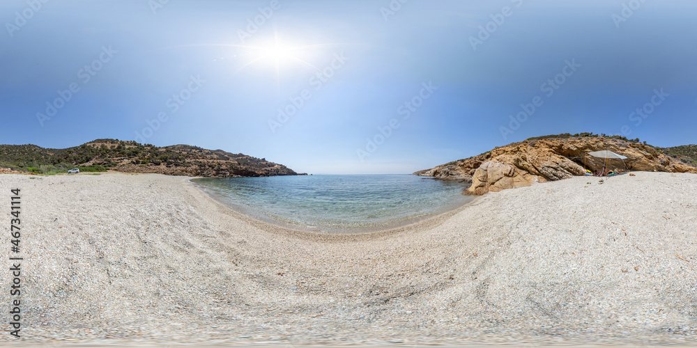 360° Foto Sferica Spiaggia del Peloponneso 01