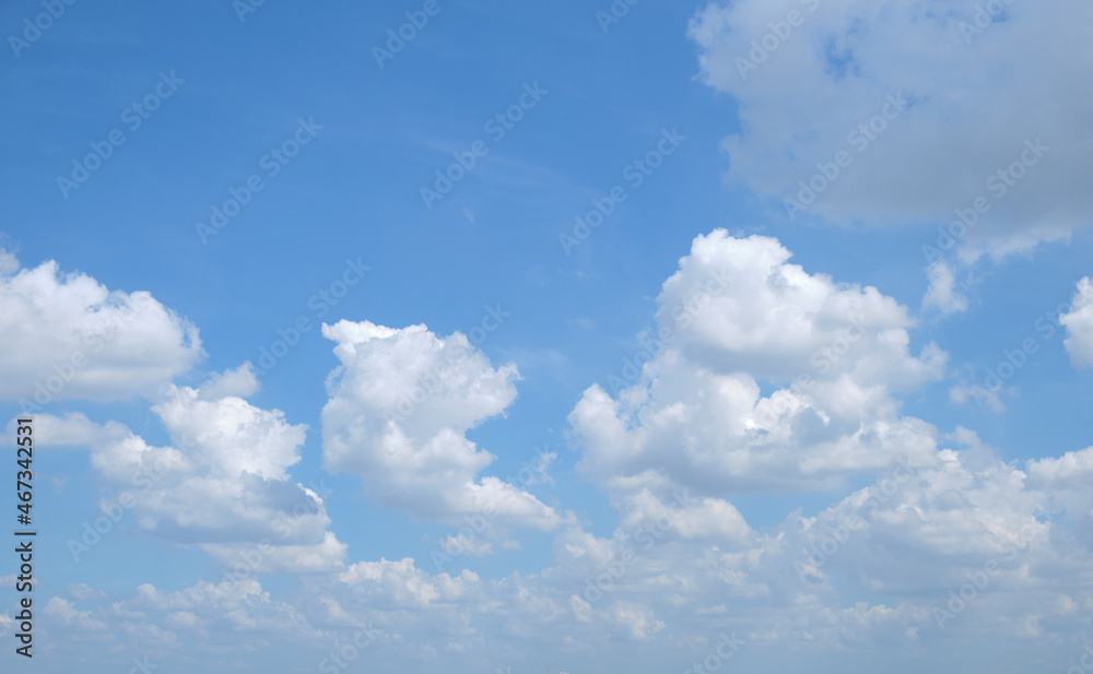 Blue sky and clouds . Natural background . Blue sky and clouds . Natural background .