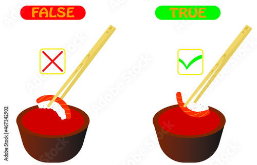 how to eat sushi right and wrong 