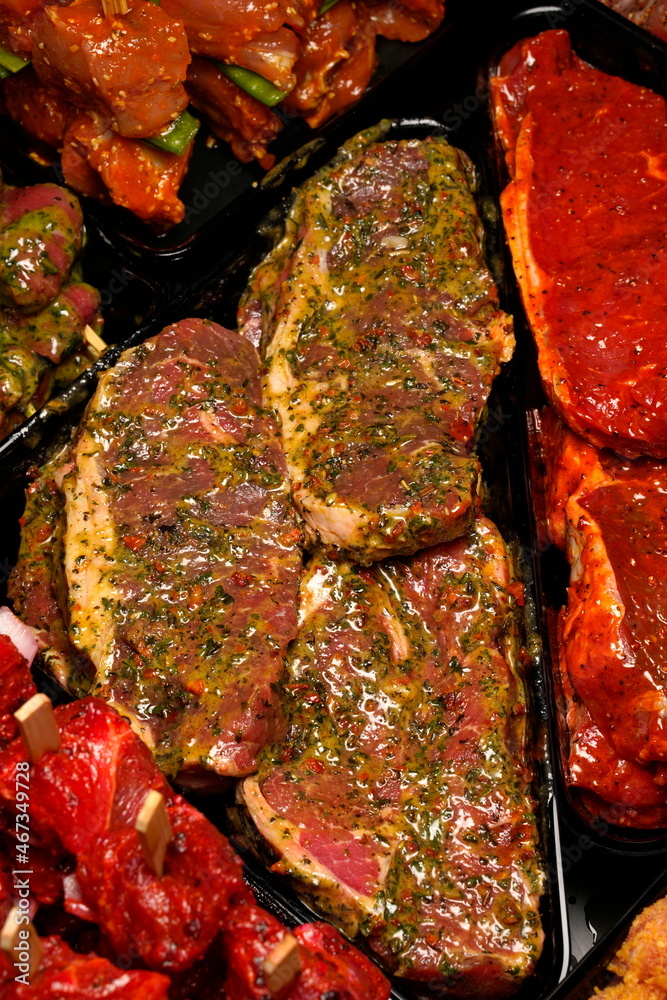 Mariniertes Grillfleisch