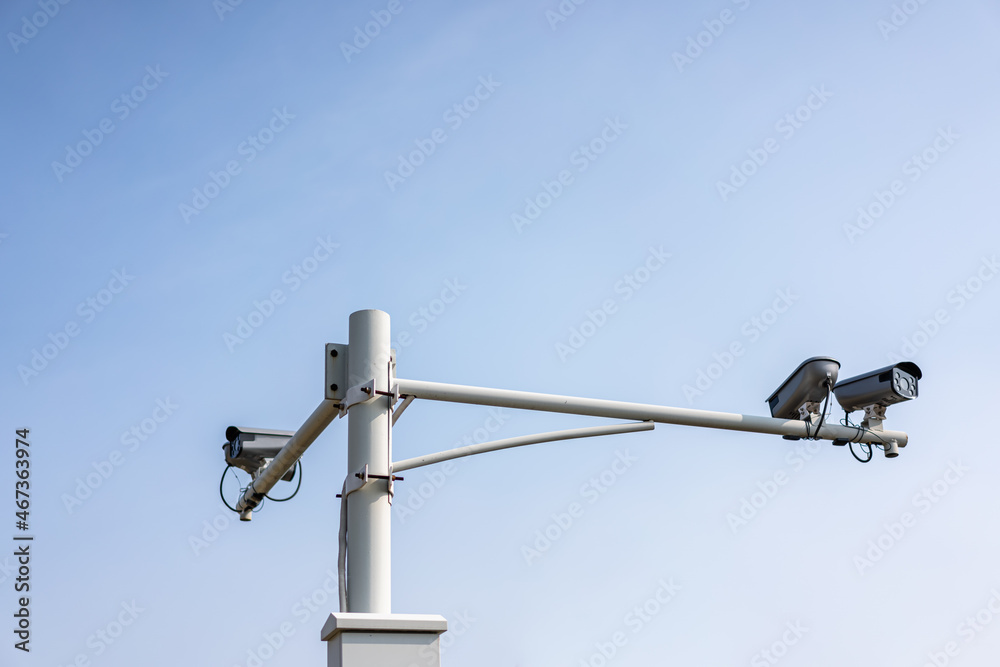CCTV camera in city CCTV camera in city