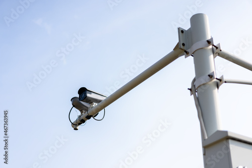 CCTV camera in city