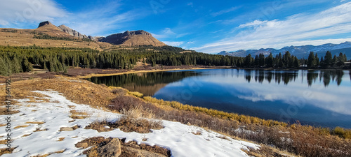 Lake in the mountains - Ouray Colorado