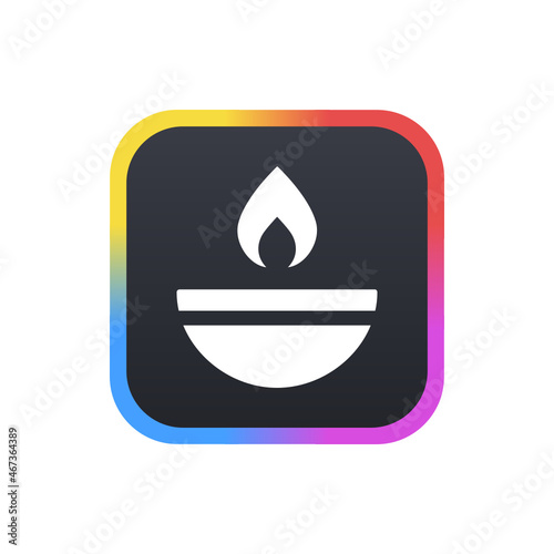 Oil Flame - Sticker