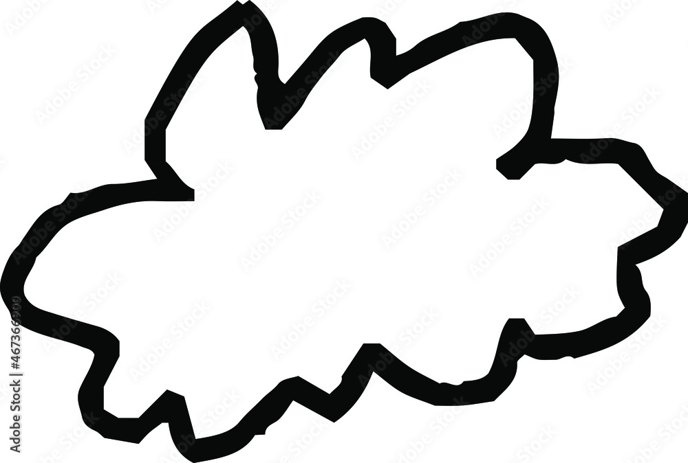 子供が描いた雨雲のかわいい落書き くもり 子供が描いた雨雲のかわいい落書き くもり