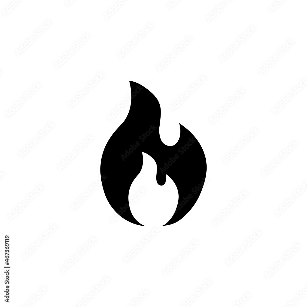 Fire Isolated Flat Web Mobile Icon Vector Sign Symbol Button Element Silhouette EPS 10 Fire Isolated Flat Web Mobile Icon Vector Sign Symbol Button Element Silhouette EPS 10