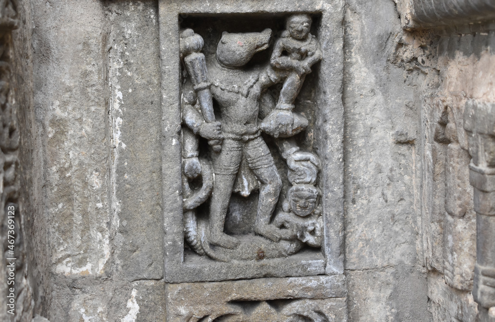 Small sculptures in Baijnath Temple, Himachal Pradesh. Small sculptures in Baijnath Temple, Himachal Pradesh.