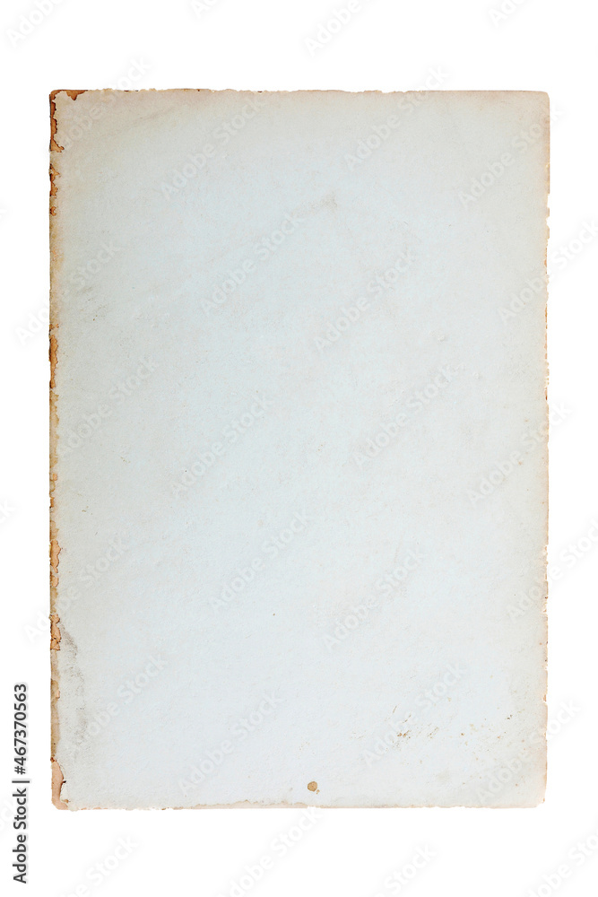 Vintage old kraft paper texture with white isolated