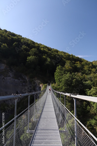Drac footbridge near Grenoble