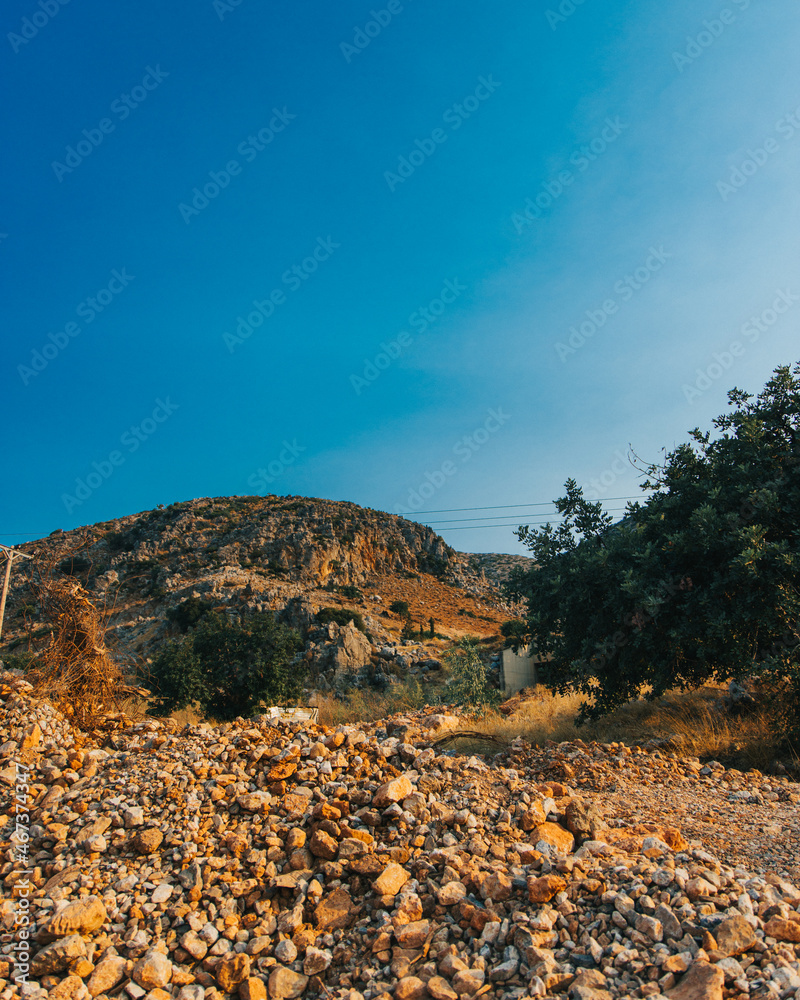 Fototapeta premium landscape in the mountains of crete