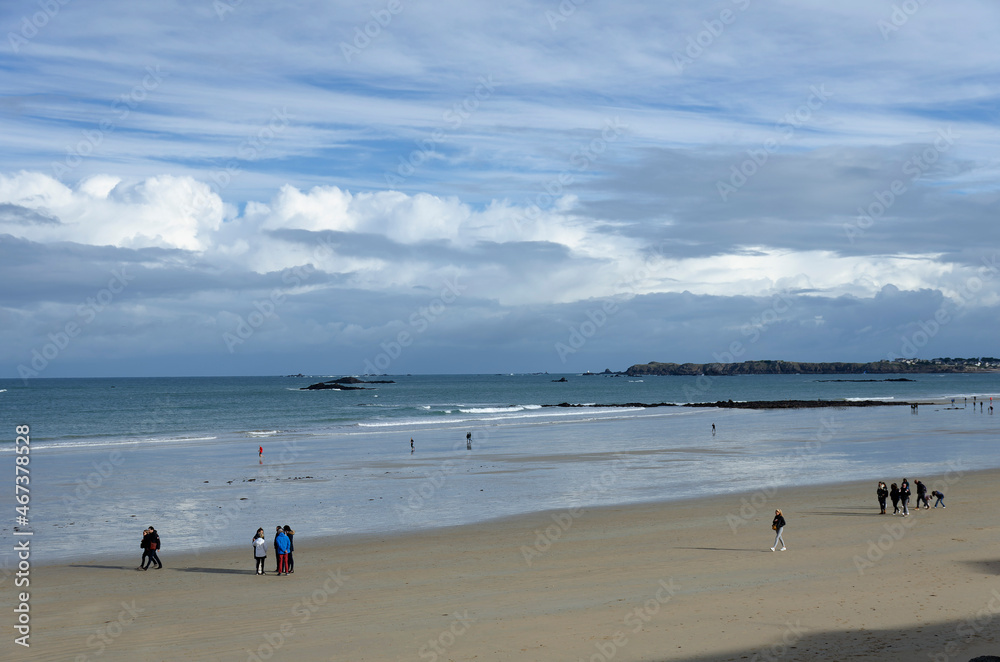 Town of Saint-Malo, a touristic icon in Brittany Town of Saint-Malo, a touristic icon in Brittany