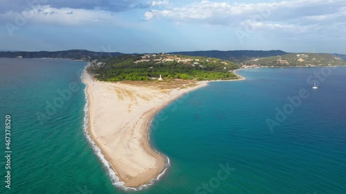 Possidi cape on Possidi Beach, Halkidiki, Greece