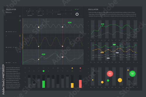 elements of infographics and statistics
