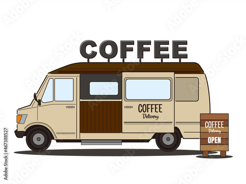 フードトラック, テイクアウト, コーヒー, FOOD TRUCK, TAKE OUT, COFFEE