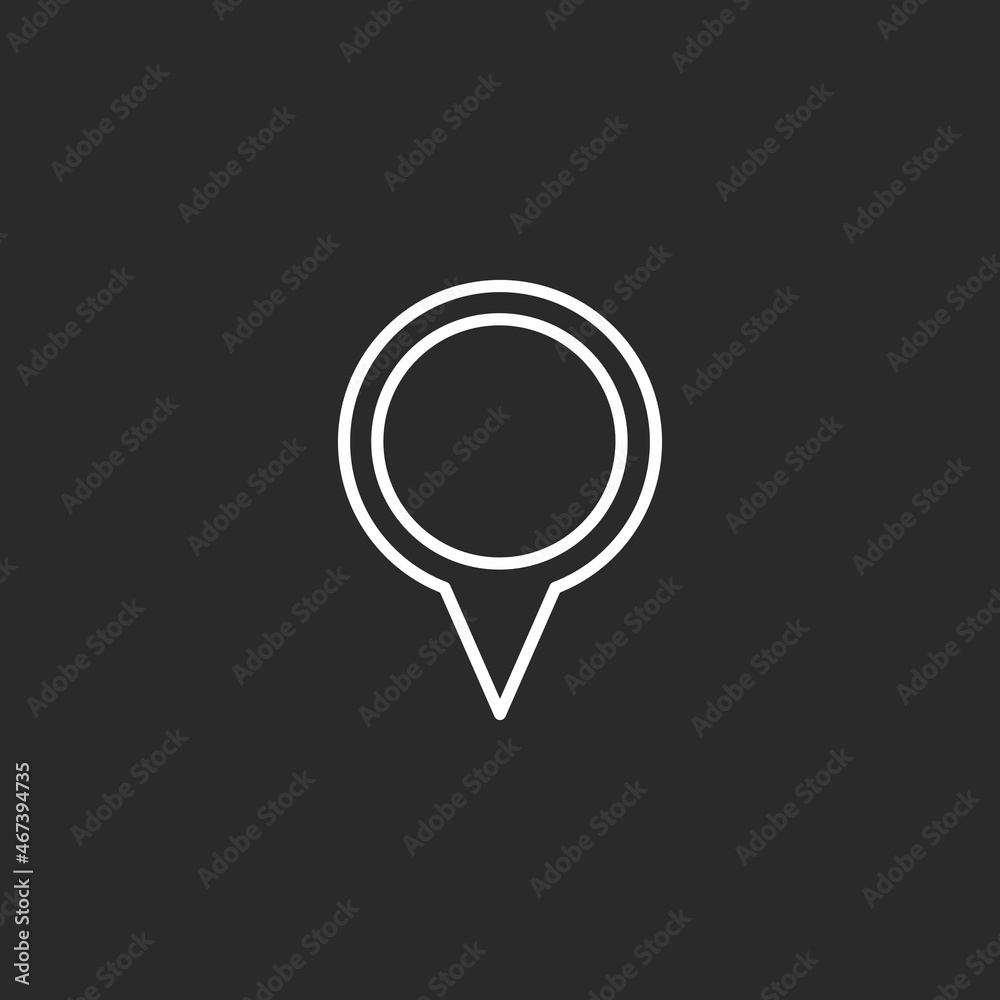 the pointer icon. Vector Illustration for mobile concept and web design. the pointer icon. Vector Illustration for mobile concept and web design.