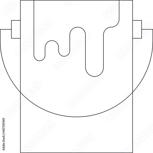 designer gadget icon                bucket and paint