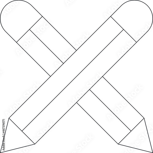 designer gadget icon                pencil and stationary