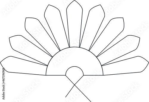 culture and communities icon                native  and headdress
