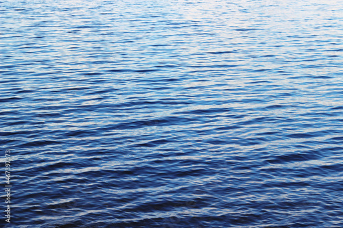 Fototapeta Naklejka Na Ścianę i Meble -  ripples on the water blue waves