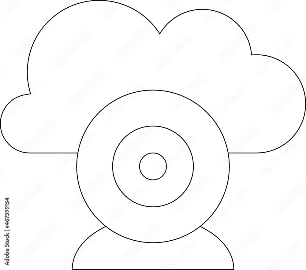 cloud service icon database and network cloud service icon database and network
