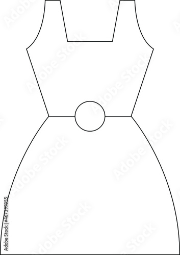 clothes icon               dress and stylish
