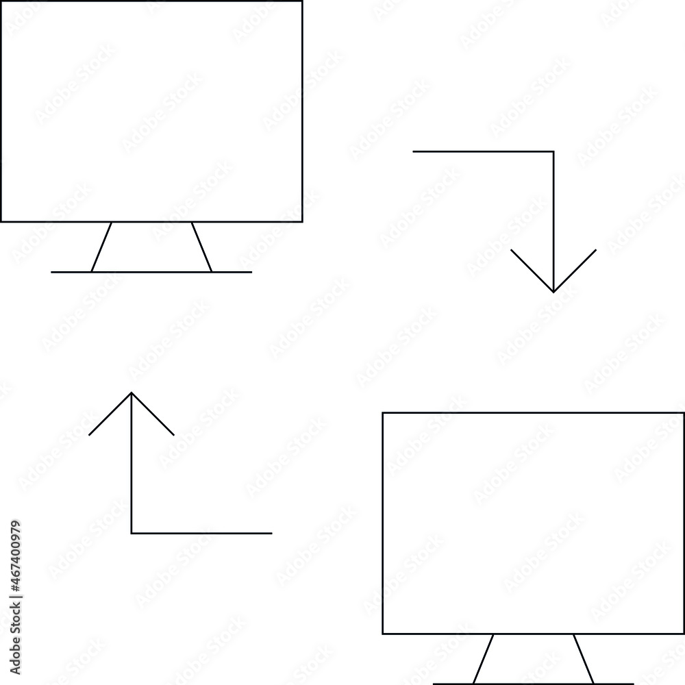 data science icon computer and monitor data science icon computer and monitor