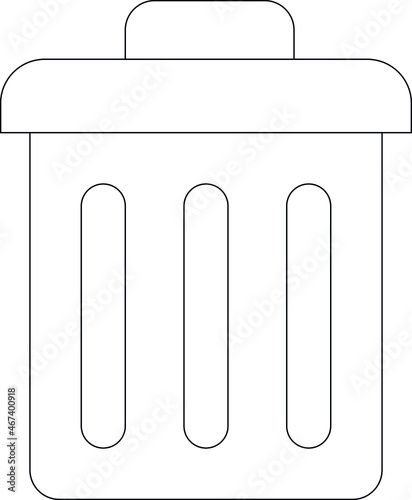 email icon               dustbin  and trash