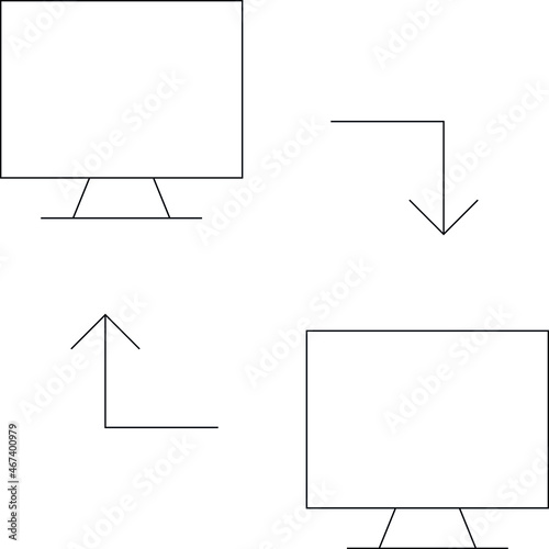 data science icon               computer and monitor