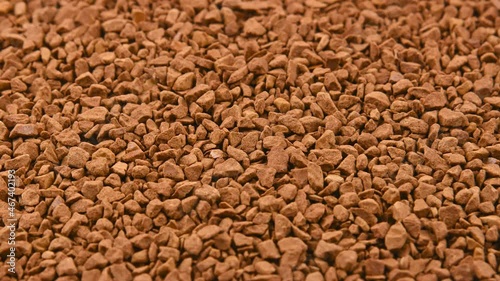 Background texture of freeze dried instant coffee