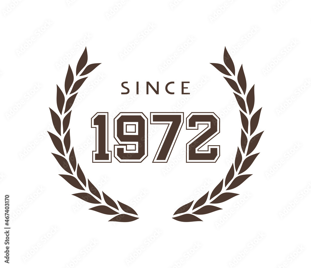 Since 1972 message symbol Since 1972 message symbol