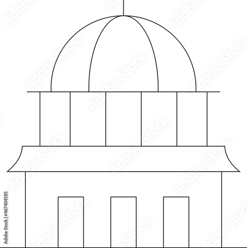buildings and places icon            dome building and dome shape