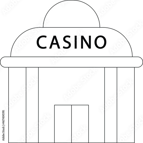 buildings and places icon            casino and building