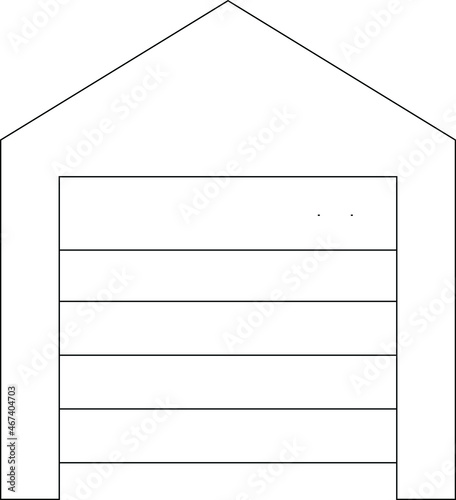buildings and places icon            garage and parking