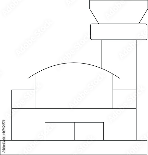 buildings and places icon            warehouse and factories