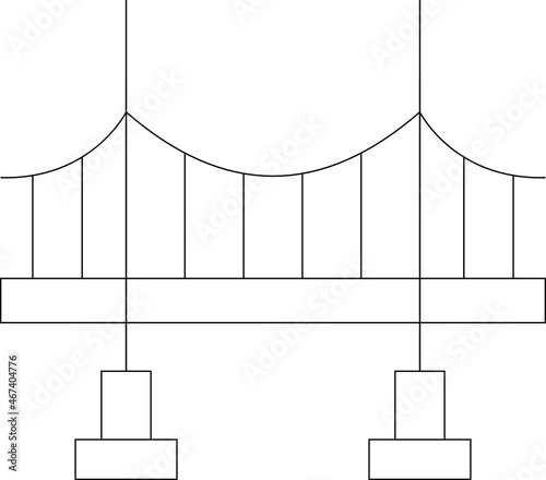 buildings and places icon            bridge and structure