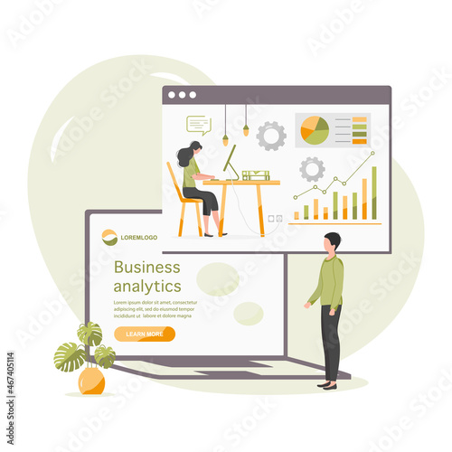 Business analytics finance growth strategy People