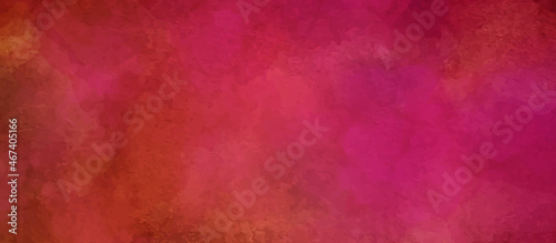 Abstract watercolor weathered light and vibrant red and orange background for the web and advertisements. Grunge red watercolor background with space for text. 