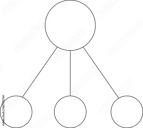 big data icon         hierarchy and structure