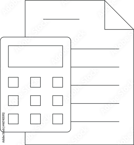 big data icon         calculator and mathematics