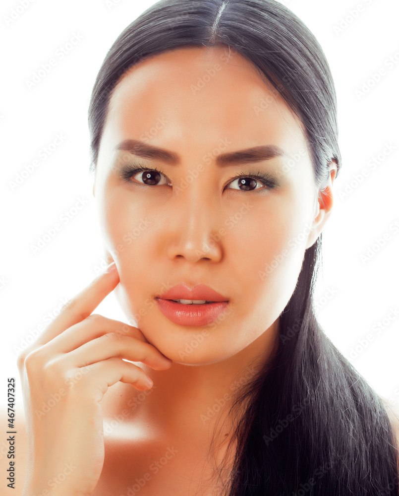 young pretty asian woman close up isolated spa, womans day concept young pretty asian woman close up isolated spa, womans day concept