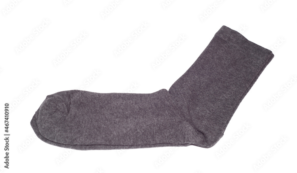Men's socks are dark in color on an isolated white background. lying straight one pair
Men's socks are dark in color on an isolated white background. lying straight one pair