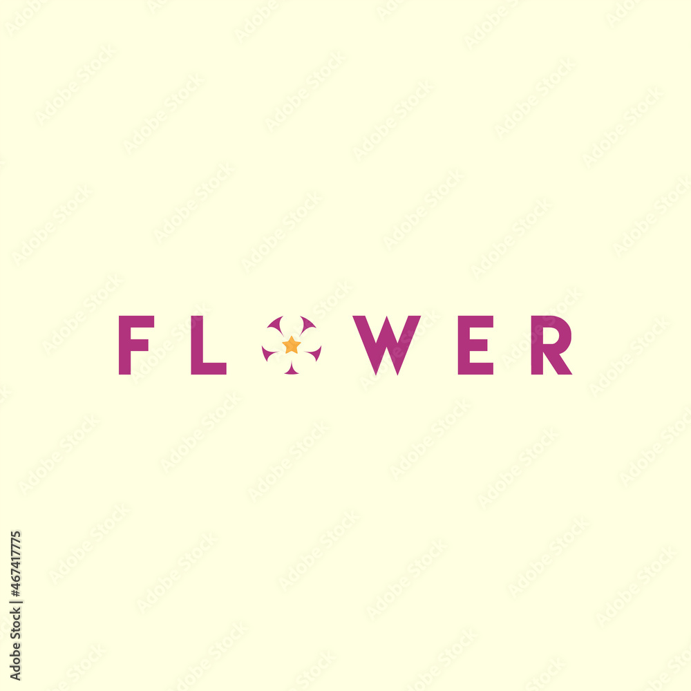 Obraz premium Flower. Logo template.