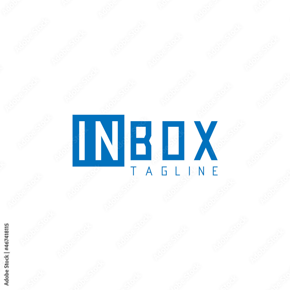 In box. Logo template.