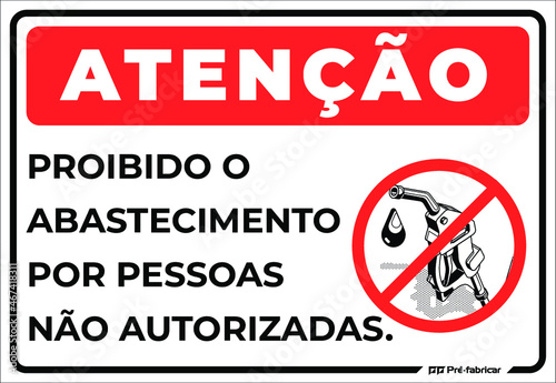 PLACA, ABASTECIMENTO