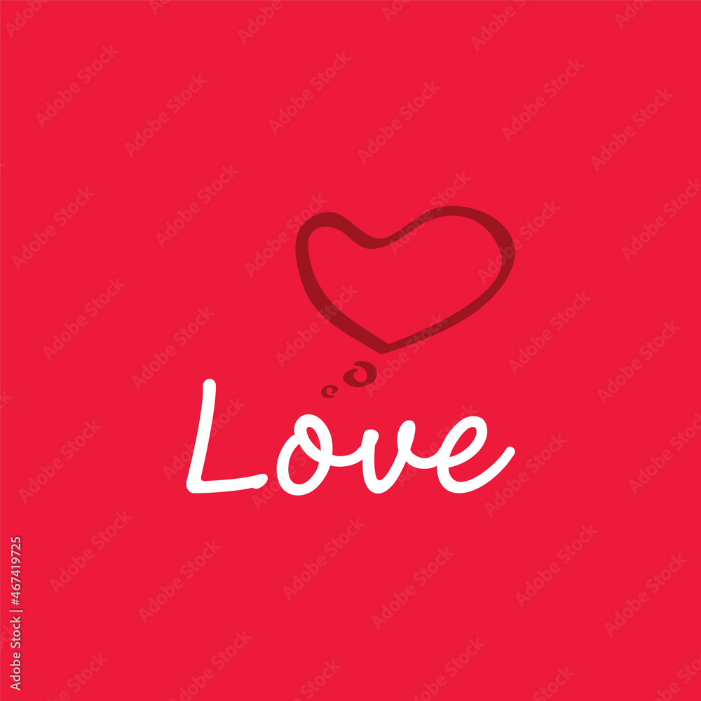 Love. Logo template.