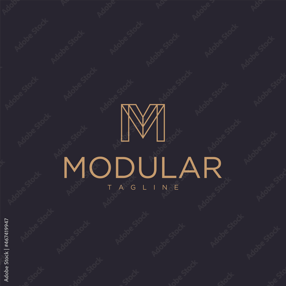 Modular. Logo template. Modular. Logo template.