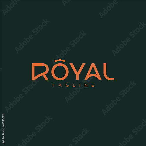 Royal. Logo template.