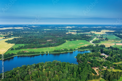 Sasmaka lake surroundings in western Latvia.