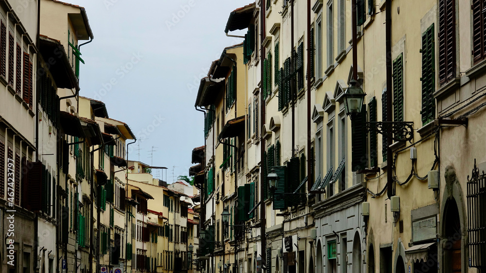 Stadthäuser in der Toskan, toskanischer Stadtbummel